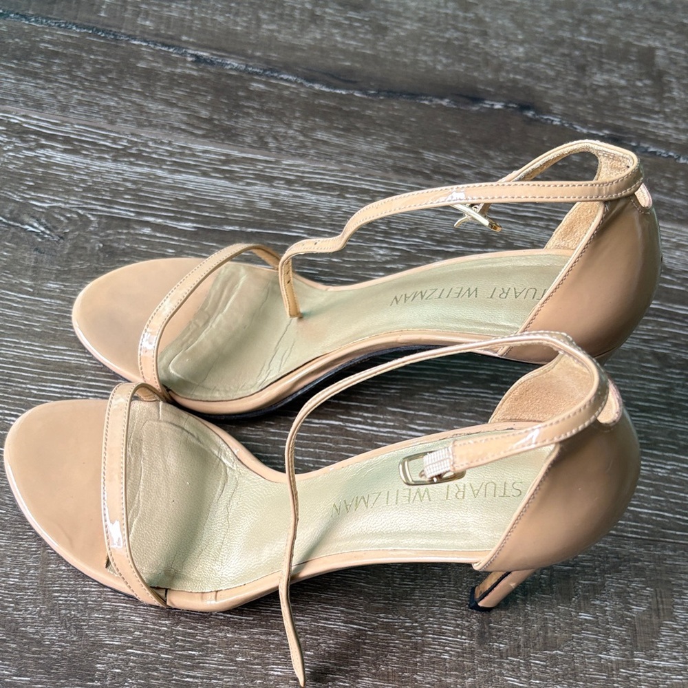 Stuart Weitzman Women's Nudistcurve 100 High Heel Sandals
